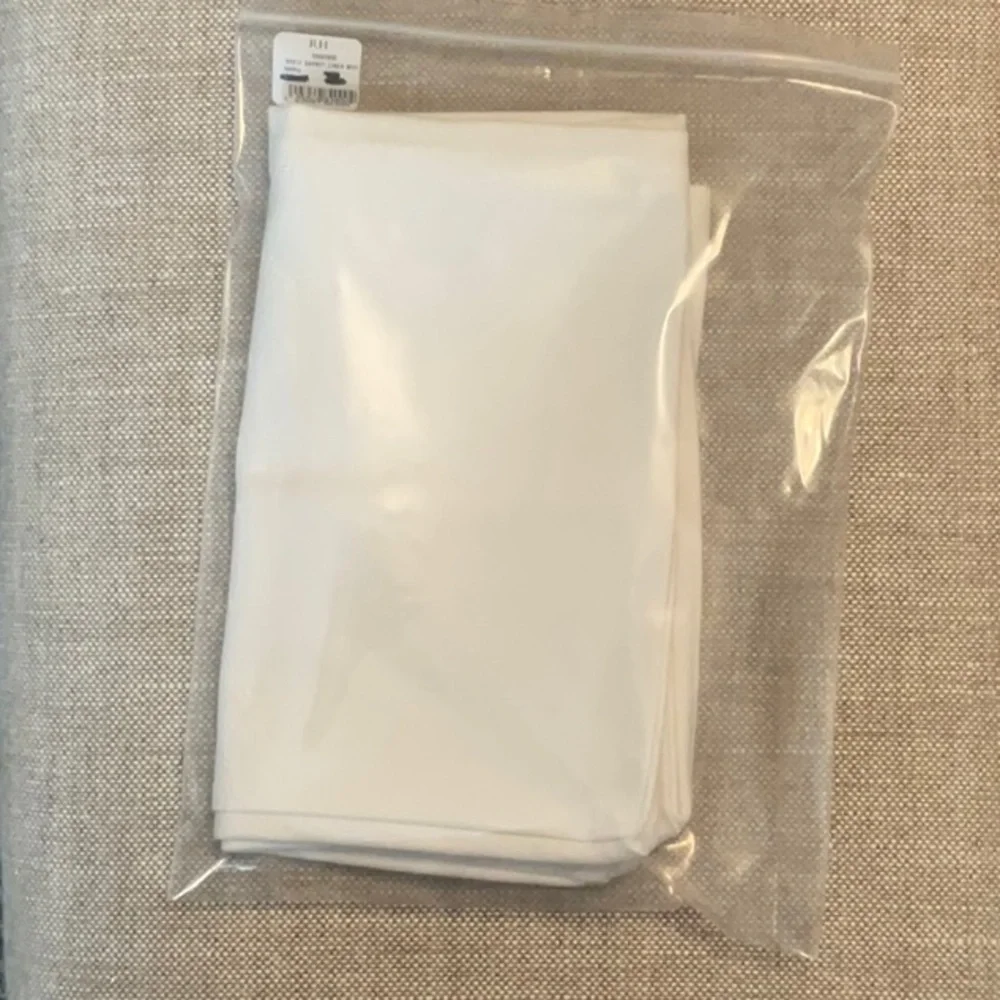 RH Basket Liner Small Shelf Basket: liner only 10¼